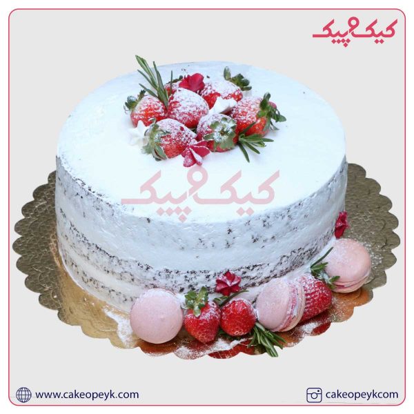 کیک تولد برفی