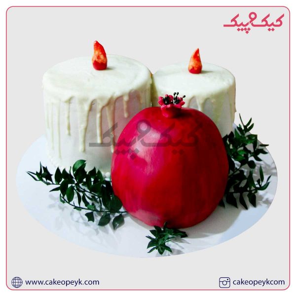 کیک یلدای فال خوش