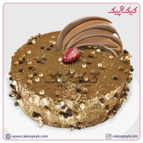 کیک تولد قهوه