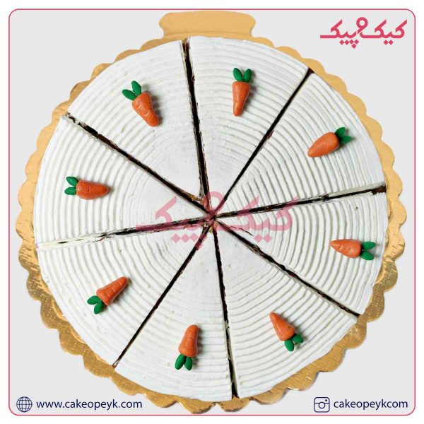 کیک هویج و گردو